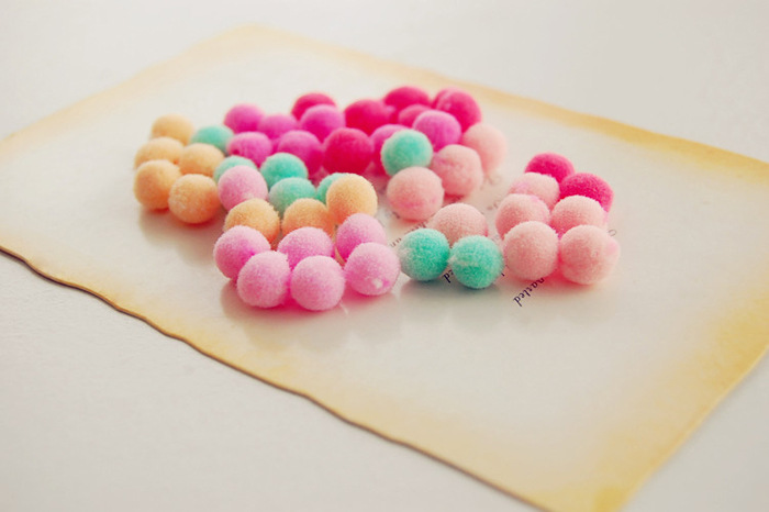 迷你彩色毛绒球棉球8mm10mm精油香薰香囊球配件多色入可定做pj05