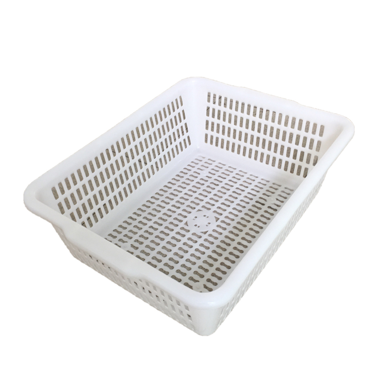 长方形大号加厚收纳筐厨房洗菜篮蔬菜彩色塑料篮子配货框子周转框