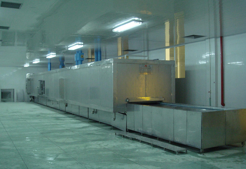 速冻饺子冷冻隧道 平板速冻隧道价格