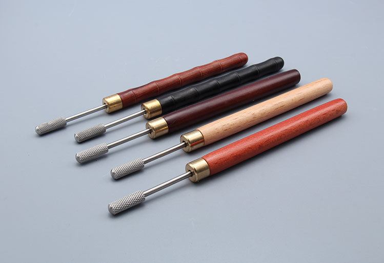 手工皮具diy补油边檀木柄榉木柄边油笔封边油笔上皮边油工具