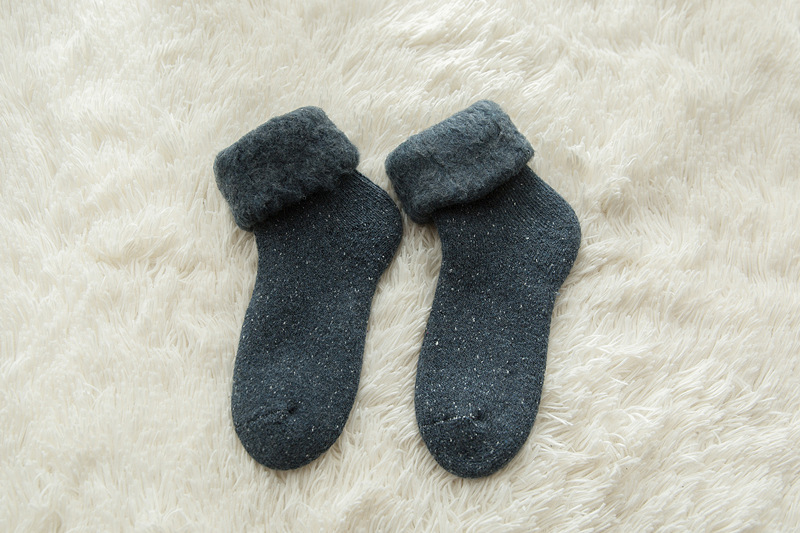 [Main Push] Thick Socks for Women Winter Thickened Fleece-Lined Warm Long Long Socks Wool Socks Snow Socks Towel Ski Socks