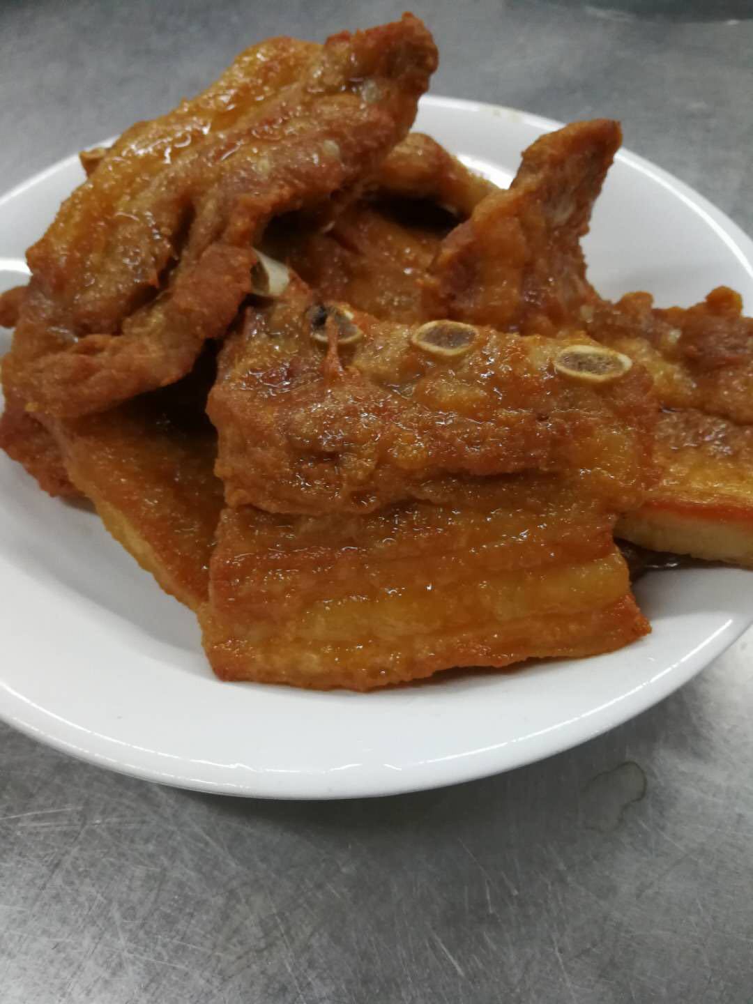 海山骨港式虾酱骨日式海鲜骨半成品调味骨 虾酱骨乡厨 宴会菜肴包