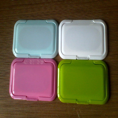 厂家直销湿巾盖 湿巾盒盖 80片塑料翻盖 湿纸巾盖子 可配色