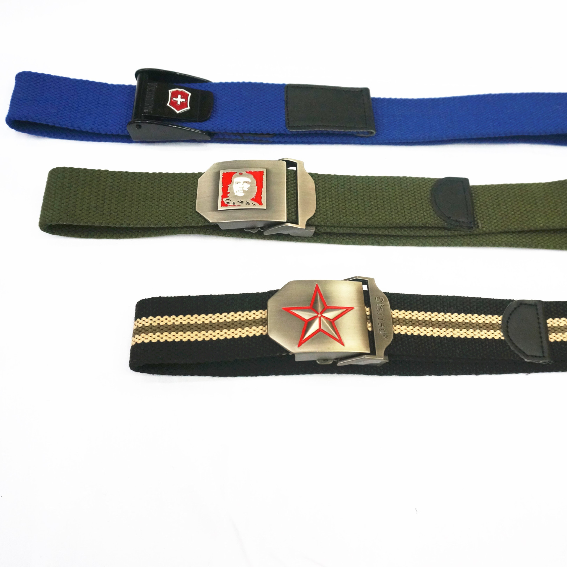 New Outdoor Stripe Thickening Woven Belt Fashion Sports Matching Camouflage Belt Factory Wholesale