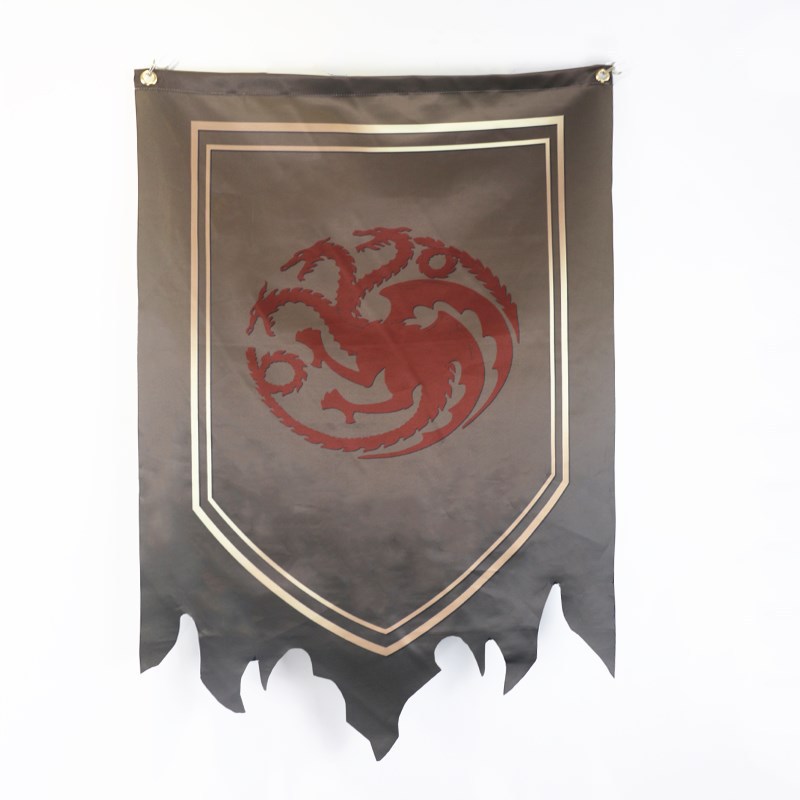 旗帜定做 权力的游戏吊旗 酒吧ktv复古装饰旗 现货批发挂旗