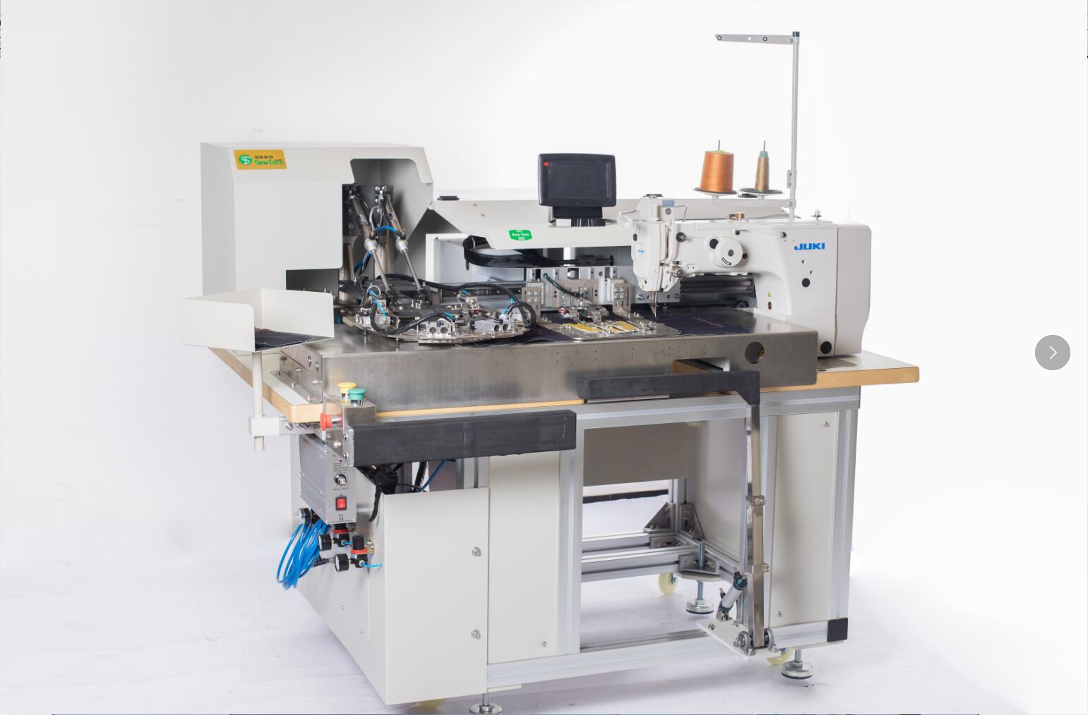 金凌全自动免烫服装贴袋机牛仔智能电脑车花样机工业缝纫机厂家06