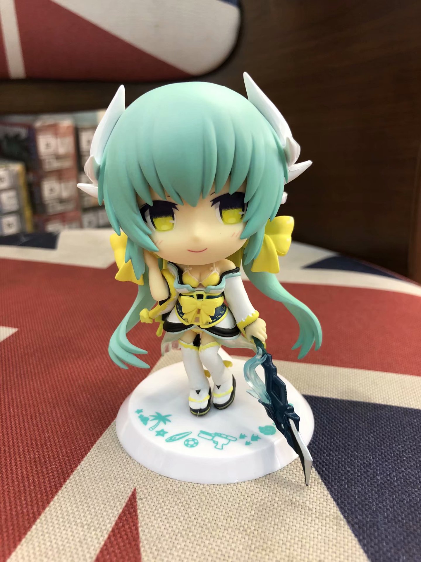 fate命运之夜盒蛋q版9款粘土开窗泳装 saber玉藻 斯卡哈手办盒装