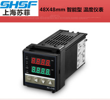 温控仪REX-C100FK02-M*AN数显温度仪表 智能温控器K型 0-400℃度