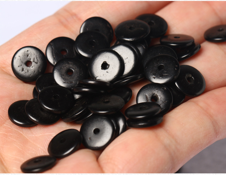 天然椰壳隔片 椰蒂隔片隔珠佛珠念珠手链星月菩提配饰diy材料配件