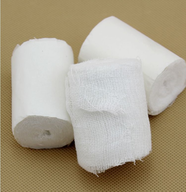 医用纱布卷绷带绑带伤口包扎护理一次性敷料卫生巾纯棉8x600