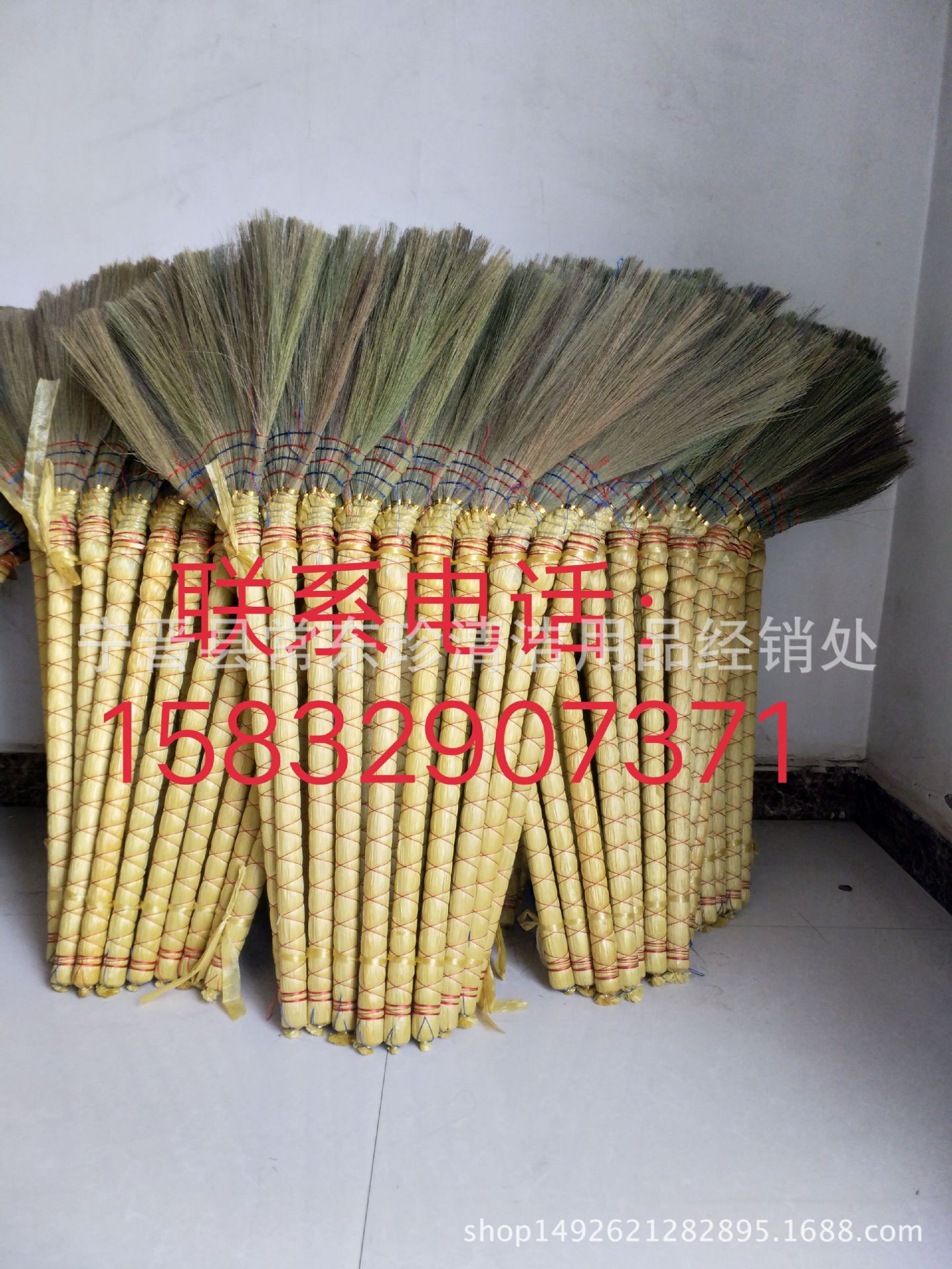 纯工艺净苗凤尾扫 芒花扫把芒草扫把 出口工艺做工精致各种高粱扫