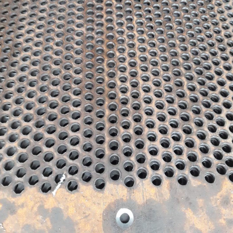 锰钢冲孔筛板 q235 q345 高碳钢板穿孔 震动筛网 打孔钢板