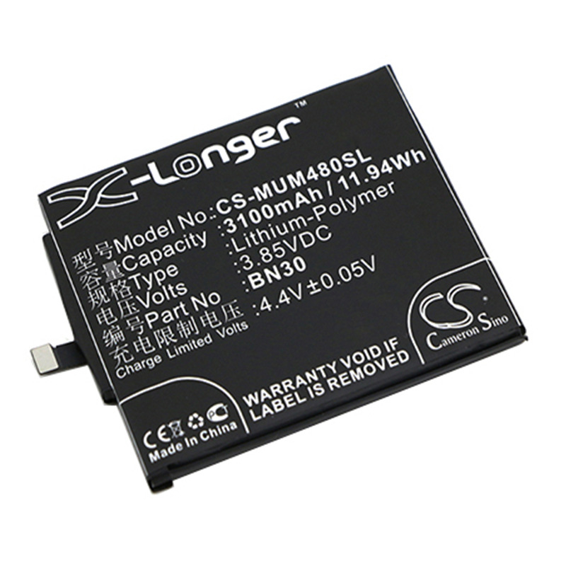 cameronsino适用小米mi 4a redmi 4a全新正品手机电池bn30