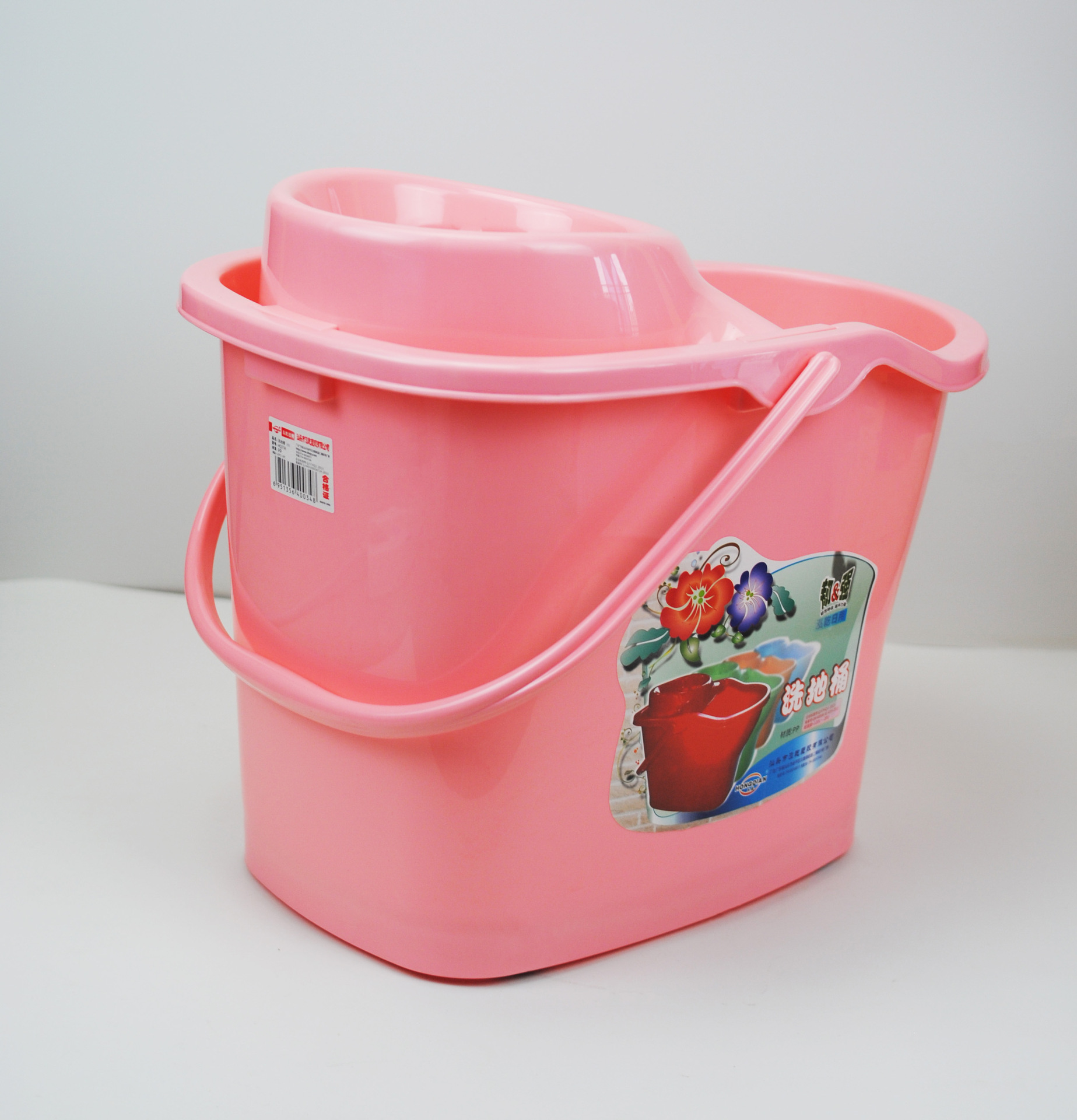 简约hq3734洗地桶日用百货 家务清洁用具拖布桶加厚加固厂家批发