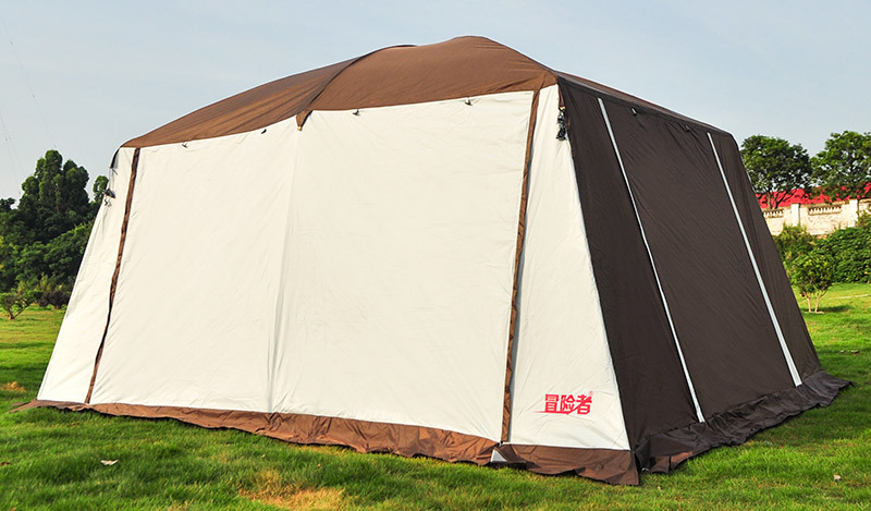 户外防雨三室一厅5-10人多人大帐篷 天幕帐篷家庭帐篷自驾帐篷