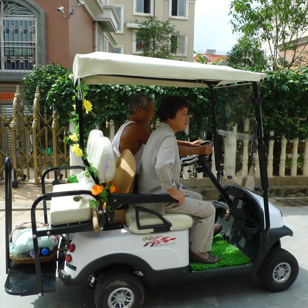 迷你型电动四轮代步车厂家直销老人小区家用代步电瓶车双人座