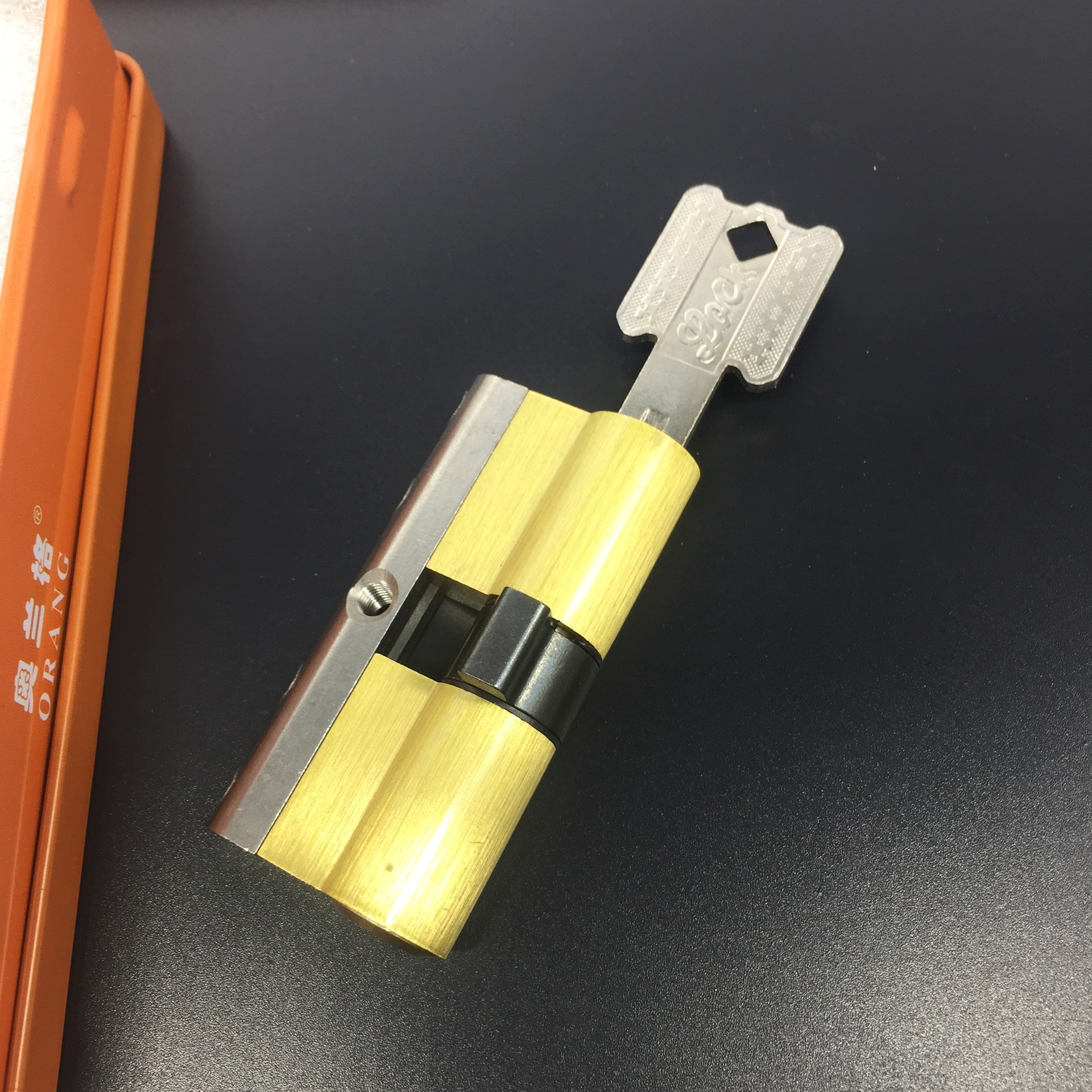 家用防盗门超c级锁芯 双面叶片锁芯 防打断锁芯 2 6