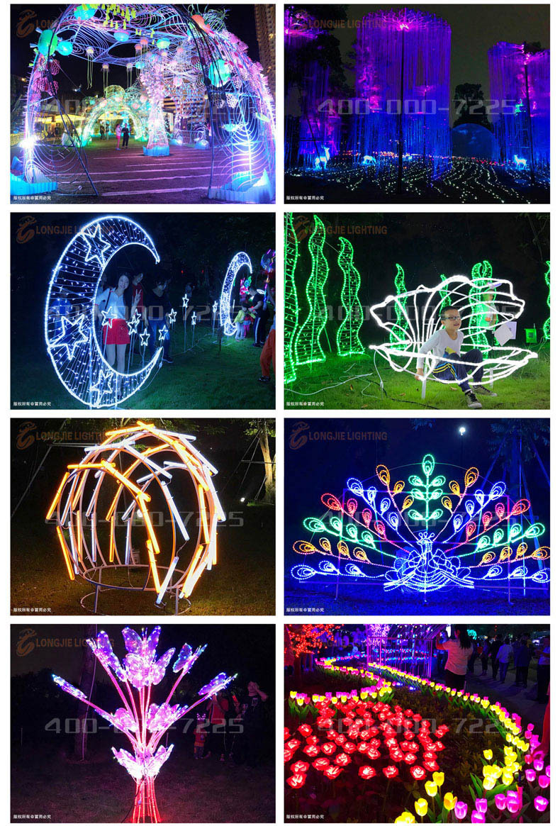 高35米商场亮化灯商场洒店美陈亮化造型灯