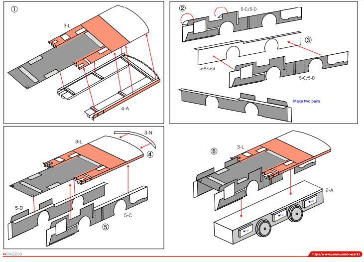 玩具火车 3d纸模型 车纸模型 手工diy 手工折纸 活动折纸