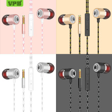 VPB V12重低音电脑手机mp3K歌男女挂耳式运动入耳线控耳机批发