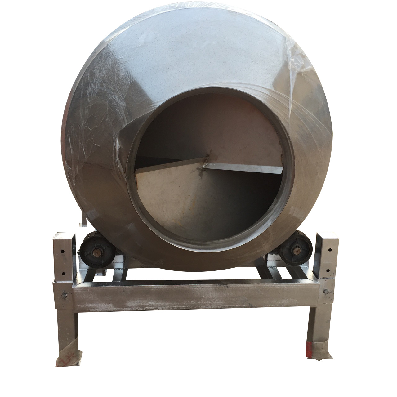 不锈钢卧式滚筒搅拌机食品腌制品混料机小型化工粉末搅拌混合机