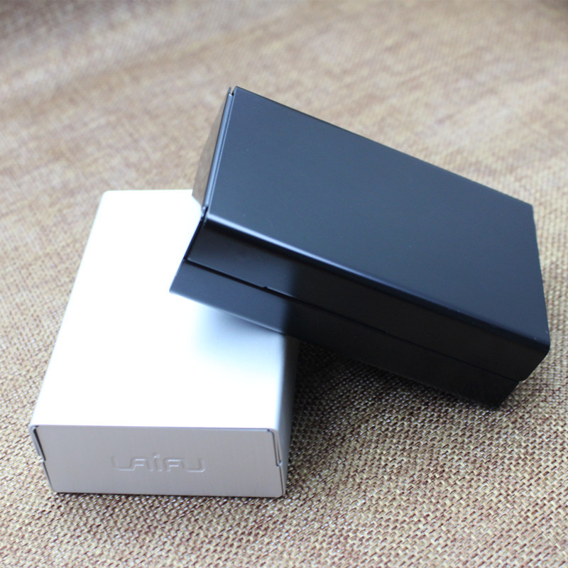 滑盖烟盒20支装超薄推拉自动弹盖金属铝合金寂寞牌个性刻字礼品