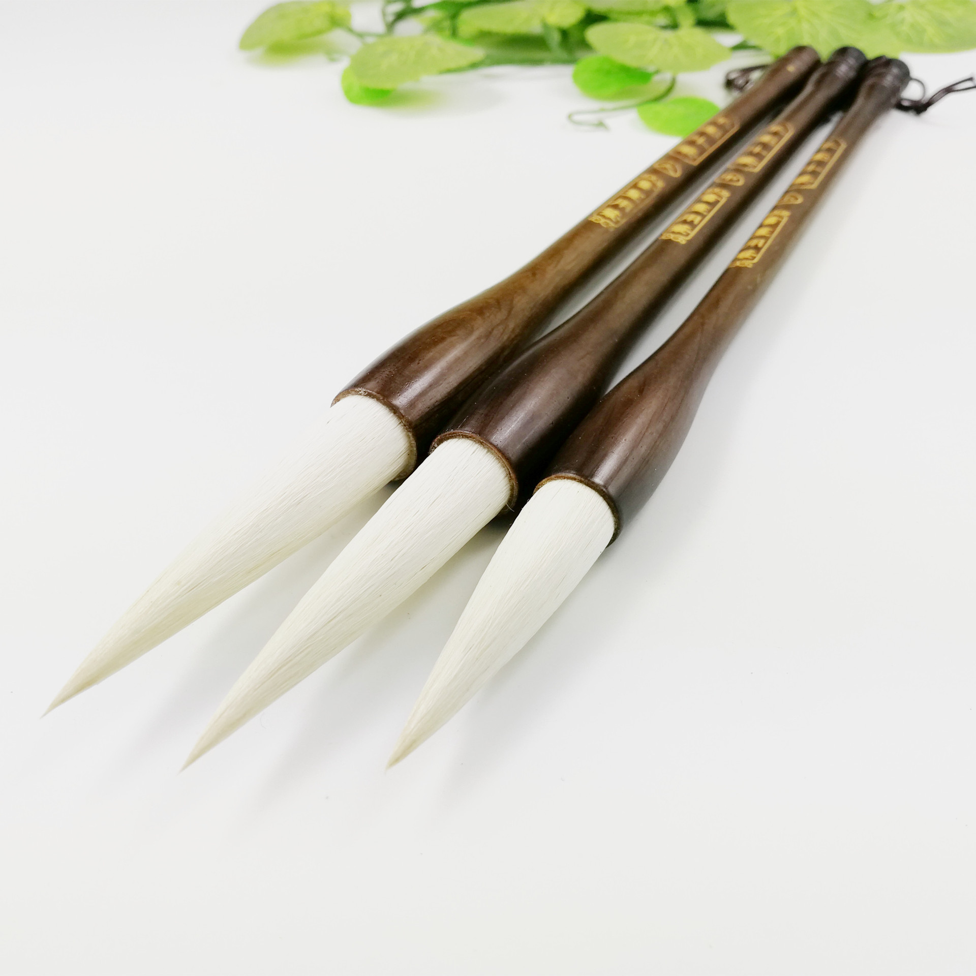 华夏笔都毛笔之乡进贤县文港镇制笔世家笔墨辰龙笔庄自制羊毫斗笔