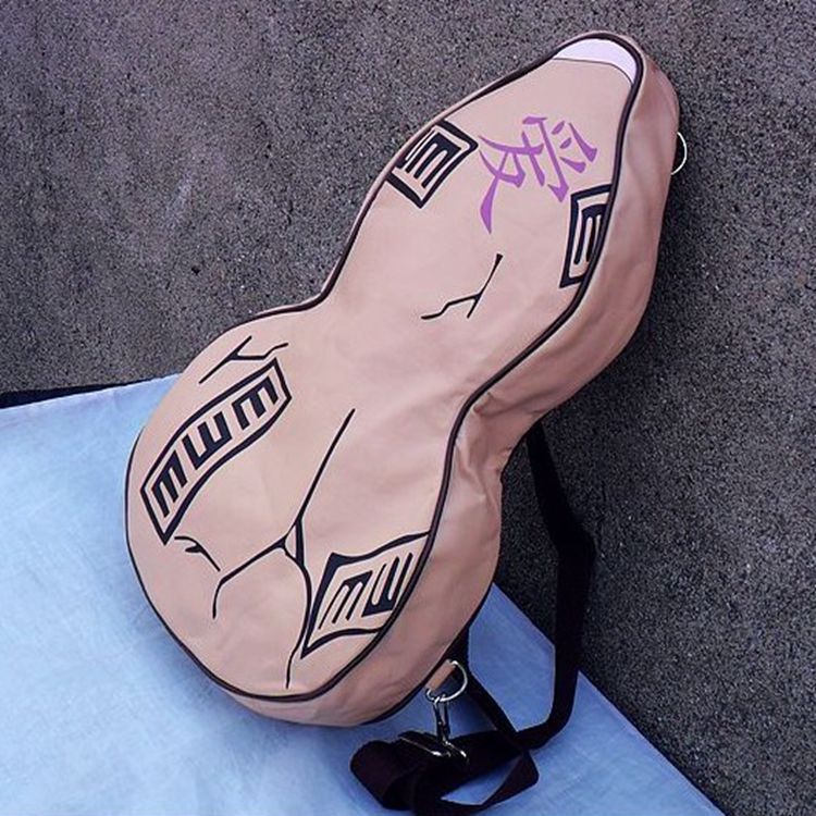 动漫挎包 火影忍者 我爱罗葫芦背包 cos道具包 书包