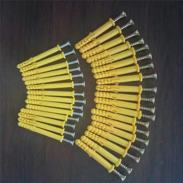 塑料膨胀管 螺丝管 自攻螺丝胶塞 m6*30 10*50 飞机胀栓