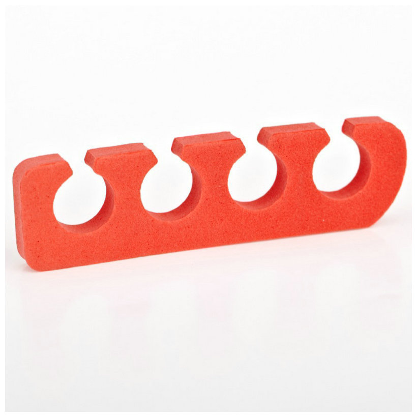 Factory Wholesale Eva Nail Supplies Silicone Toe Separator Spot Eva Thin Nail Tools Sponge Finger Splitter