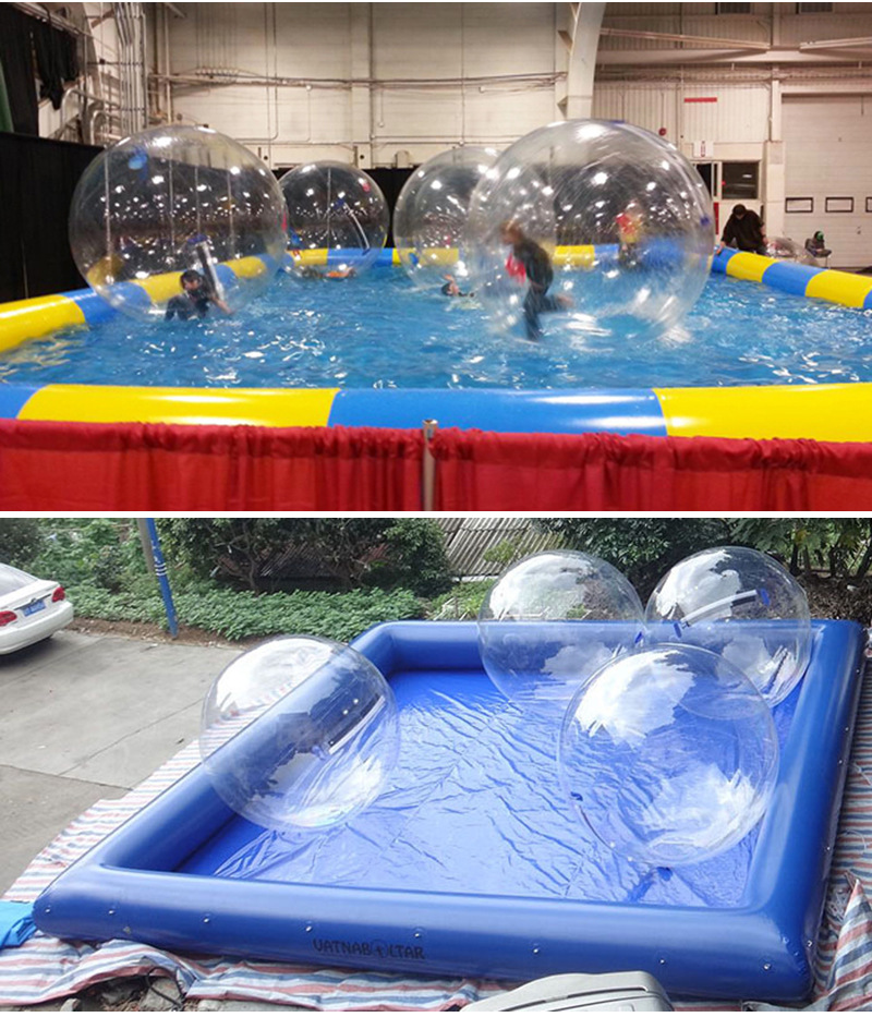 新款pvc水上步行球 水上充气漂浮玩具 厂价直销彩色水上步行球