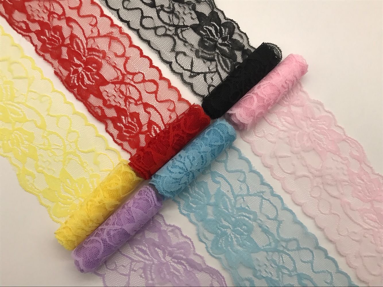 12 kinds of non-elastic color lace long-term spot supply 863# width 8cm