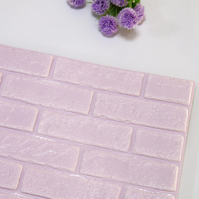 新款热销3d立体砖纹墙贴 自粘墙贴 环保泡棉墙贴 厂家批发mp7078