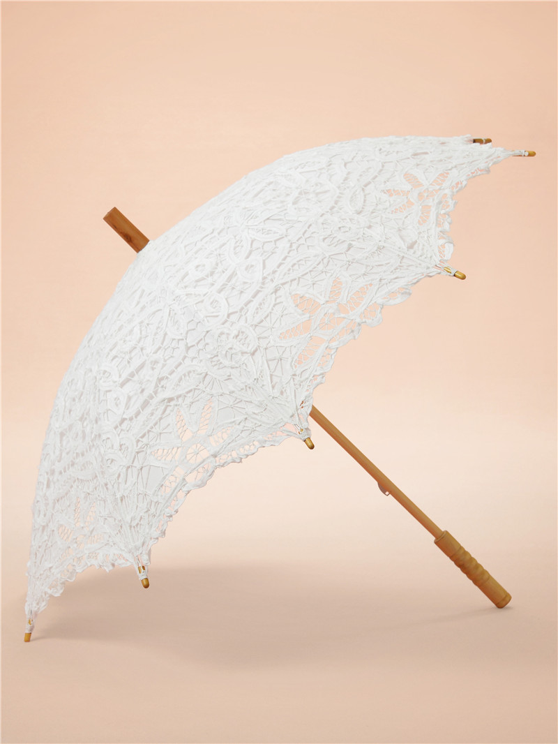 工艺花边伞 蕾丝伞 婚礼摄影道具舞蹈装饰欧式外贸棉布绣花伞