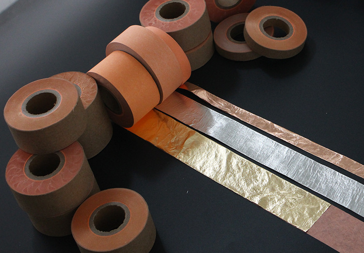 南京永箔金箔厂 卷铜箔卷铝箔卷紫铜箔50米长贴线条相框雕花
