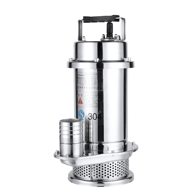 家用304不锈钢潜水泵工业抽水泵高扬程220v排污泵耐酸耐碱耐腐蚀
