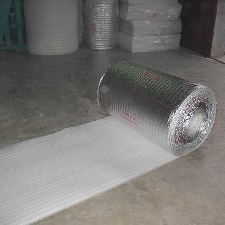 b地暖保温纯铝箔地热反射膜 epe防水光学pet镀铝镜面白色反射膜