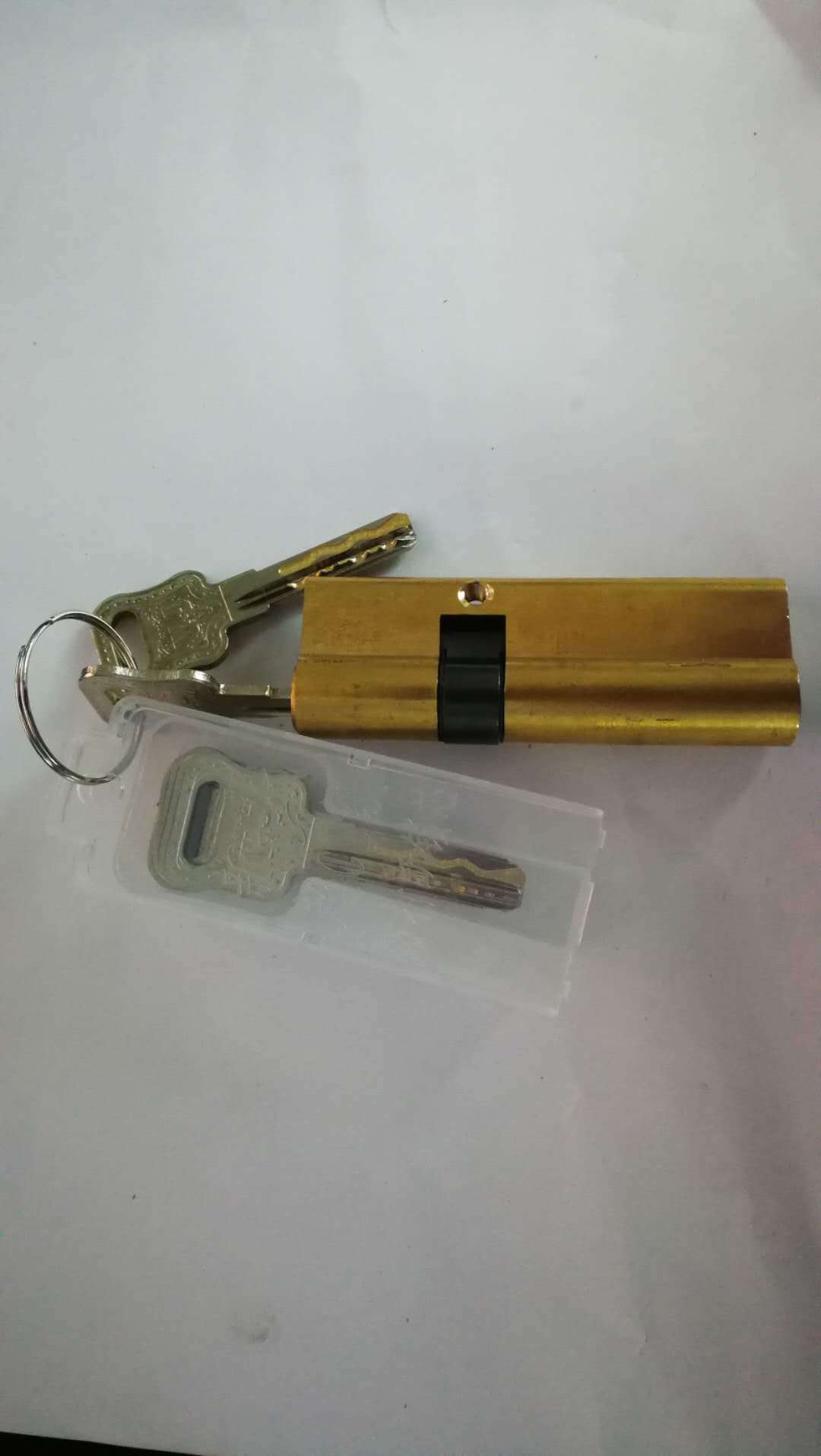 厂家直销 葫芦柄曲线全铜ab钥匙 全铜锁芯塑料盒包装 低价促销