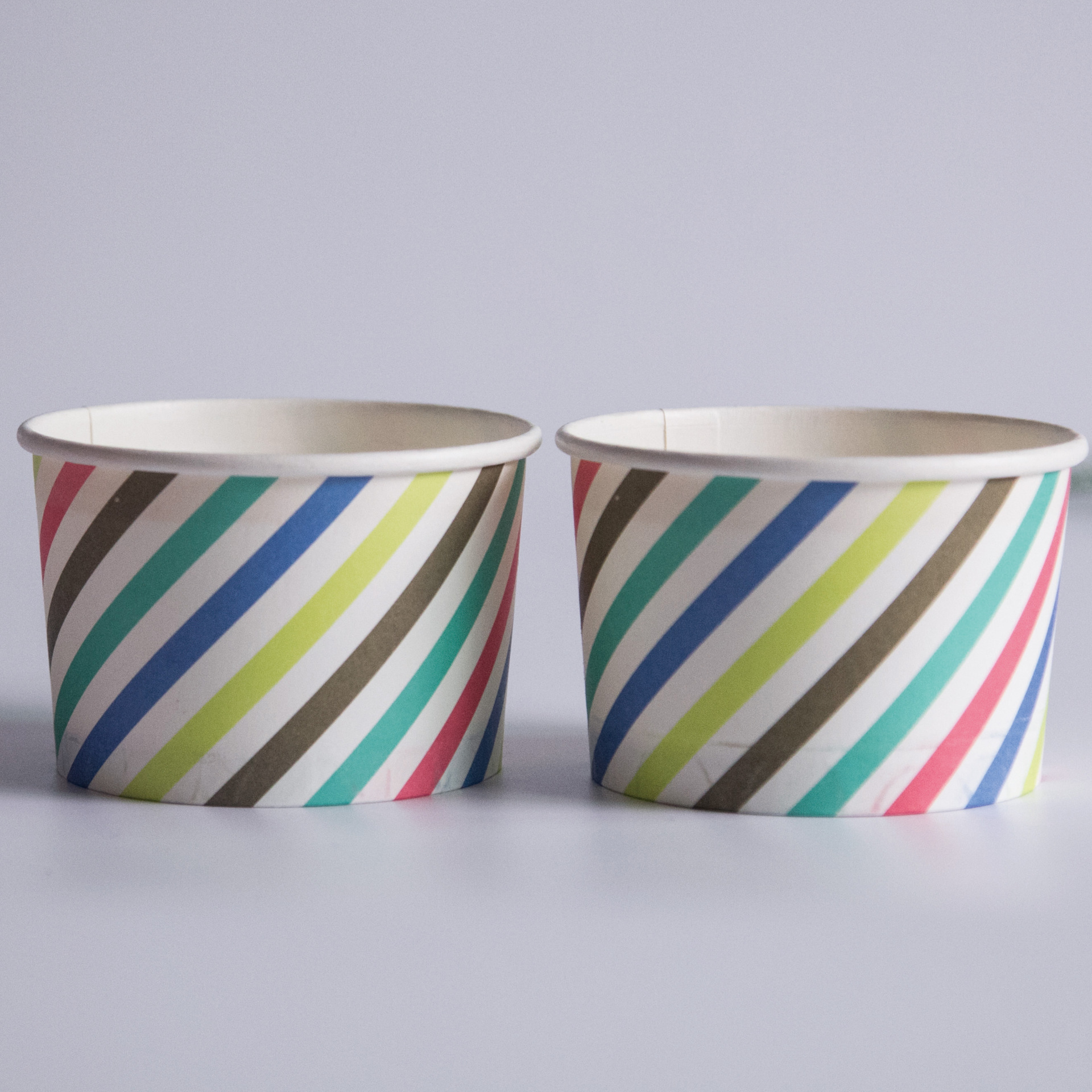 厂家定制冰淇淋纸杯 一次性炒酸奶纸碗 雪糕布丁纸碗 logo印刷