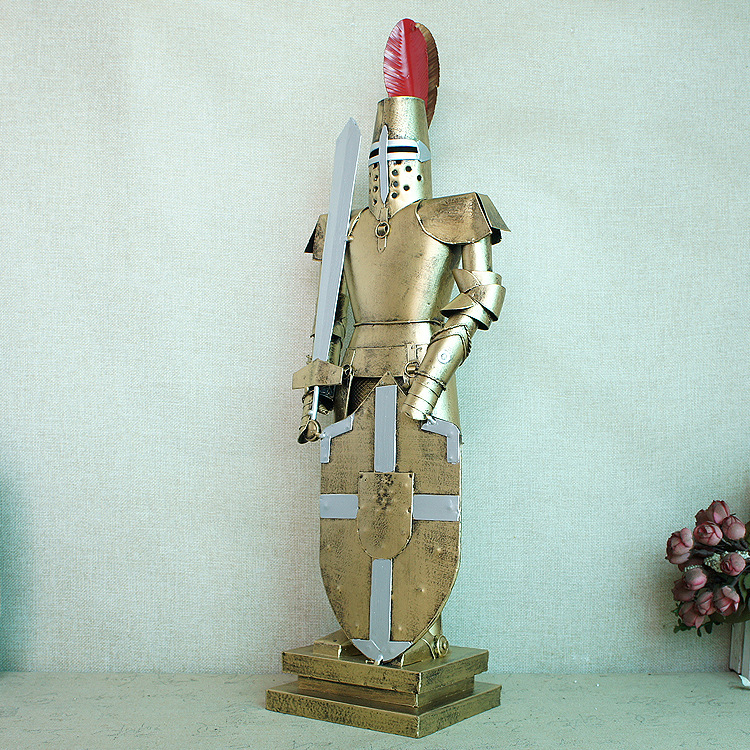 现货欧式铁血武士系列 手握长矛武器战斗到底 金属工艺品多款可选
