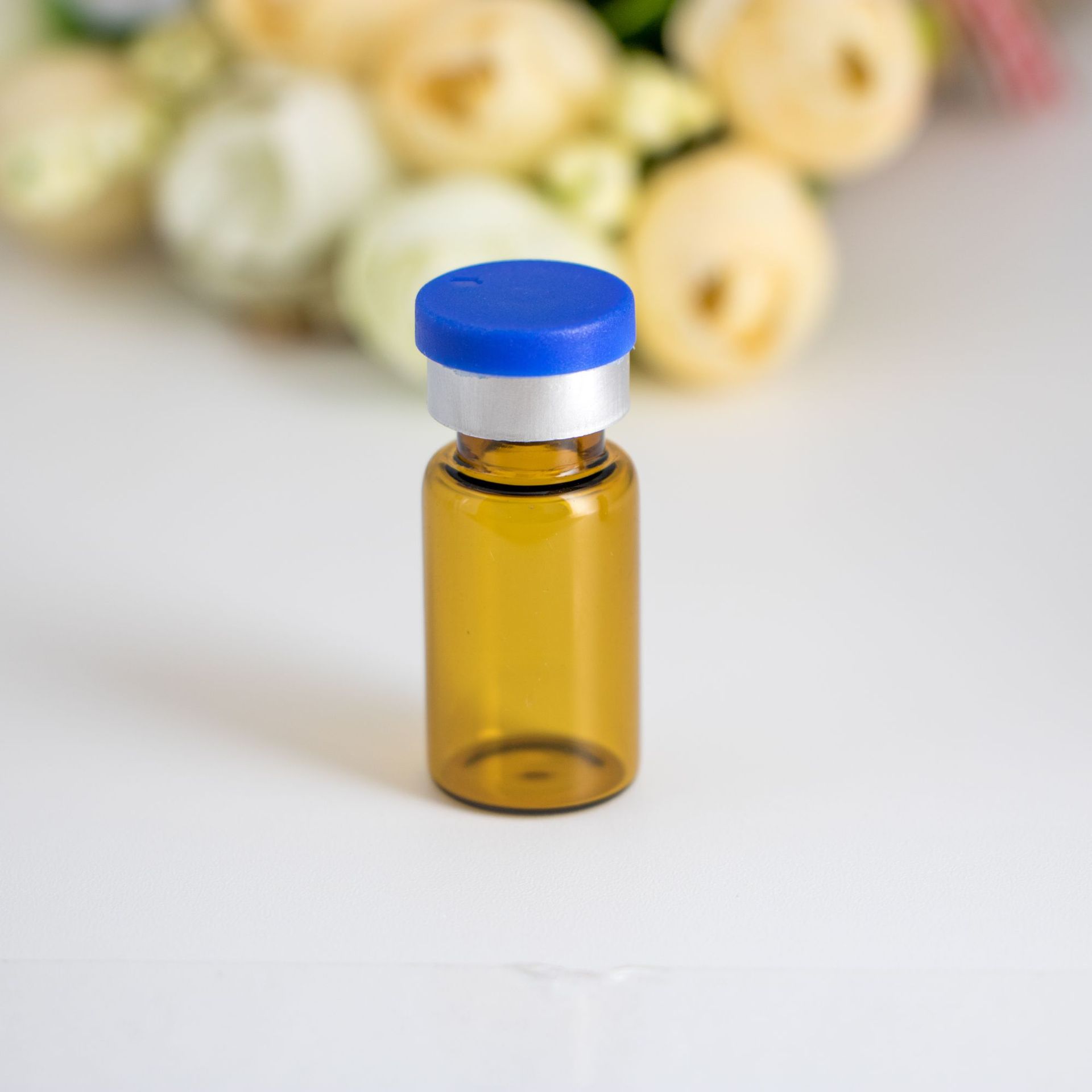 厂家批发 5ml白卡口西林瓶 华素瓶 医药卡口瓶 配电化铝盖 定制