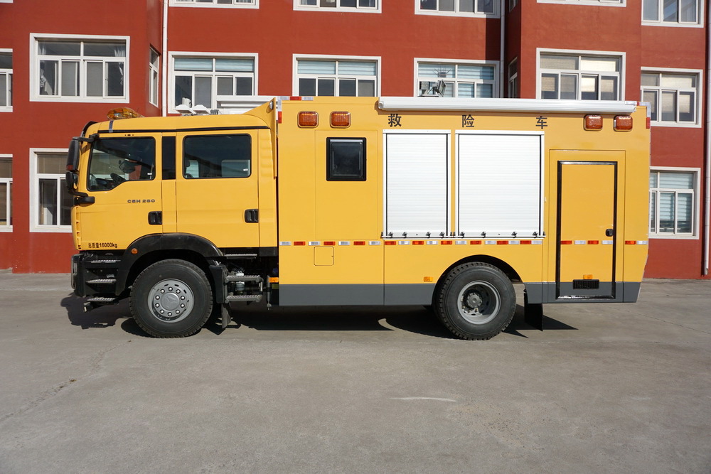 抢险救援车 海上救援车 九瑞研发移动式全水域水上救援平台