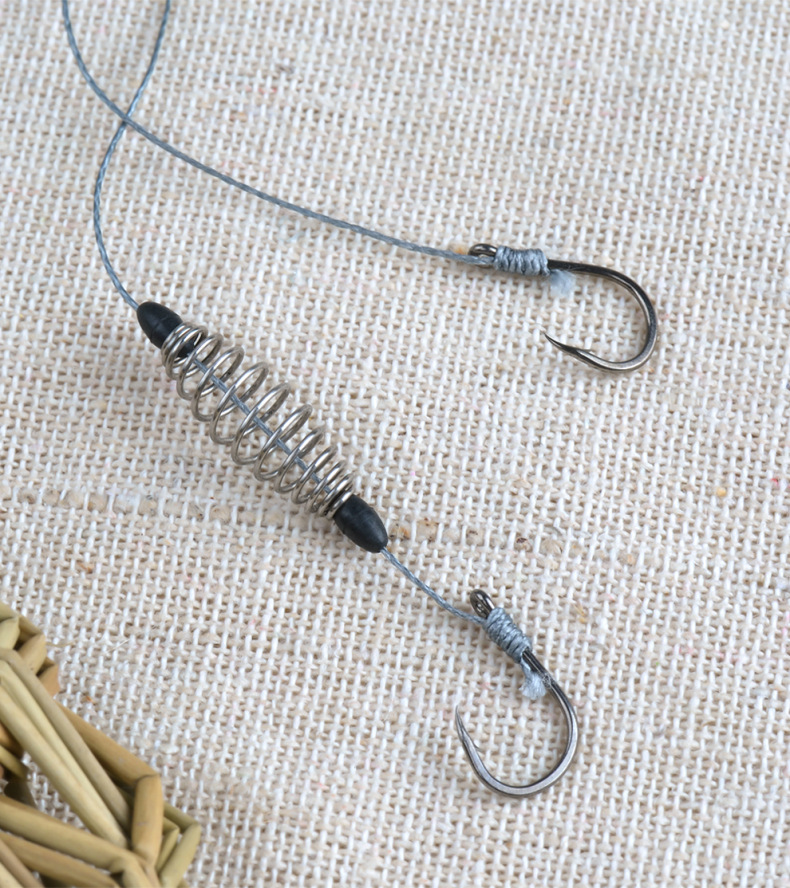 新型手杆鲢鳙钓组钓鱼钩套装全套组合多功能线组鱼钩绑好成品