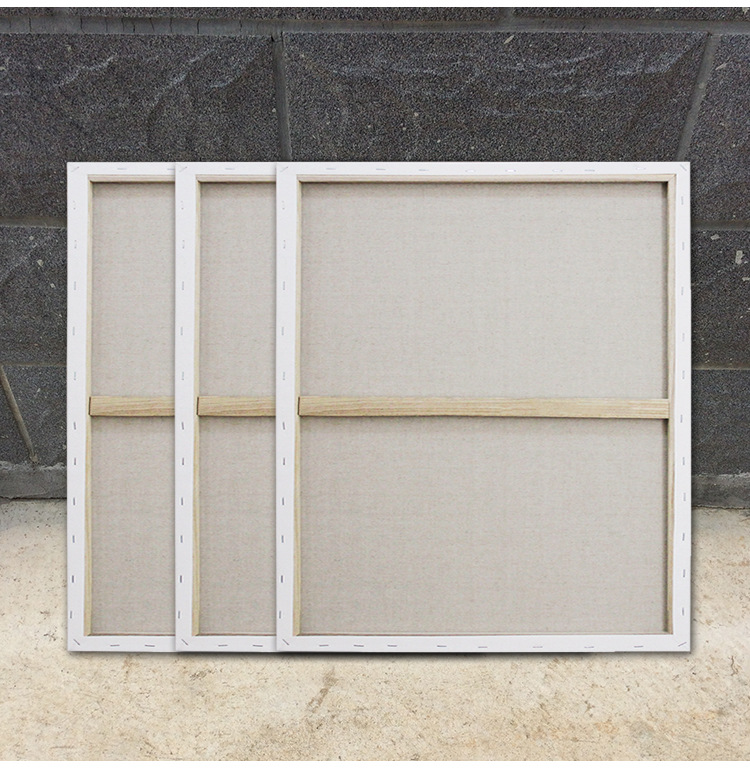 美术油画框380g帆布练习画板中粗混纺亚麻帆布画框60*70空白画布