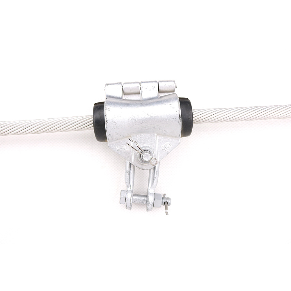 耐张,终端等杆塔, 不但适于架空光缆,还可用于架空导线,拉线等的锚接