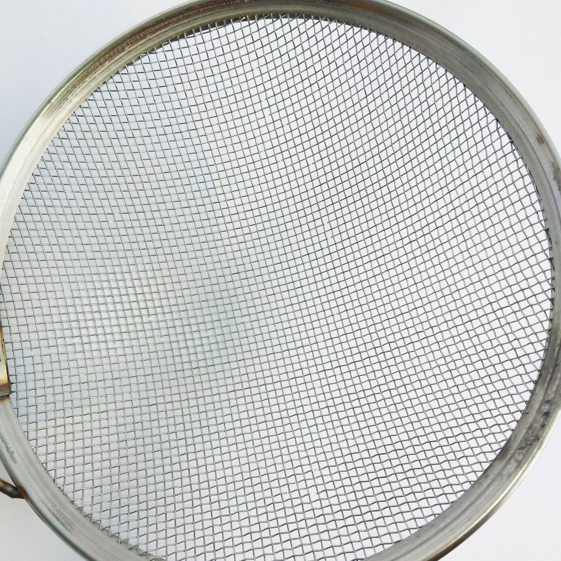 笊篱不锈钢把笊篱捞菜笊篱10目细网笊篱电镀网笊篱18号