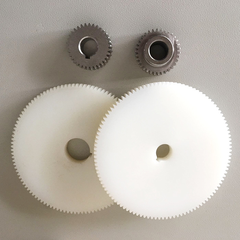 直销塑料尼龙齿轮配件圆柱齿轮 高精度非标耐磨齿轮一套三个批发