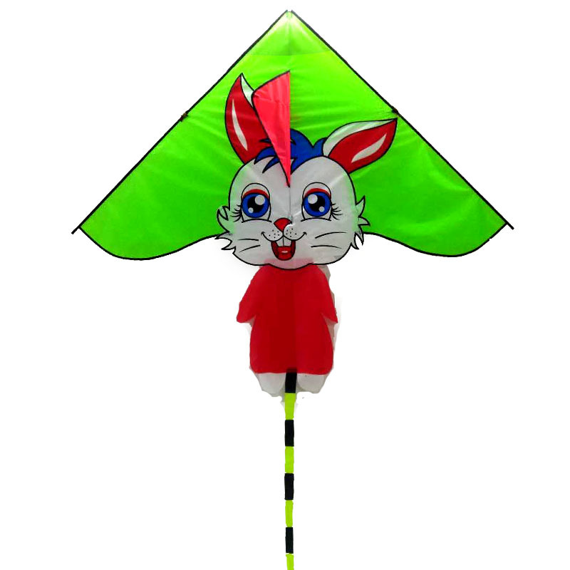 潍坊风筝老虎 美人鱼 小白兔等动物风筝 卡通儿童小风筝 批发