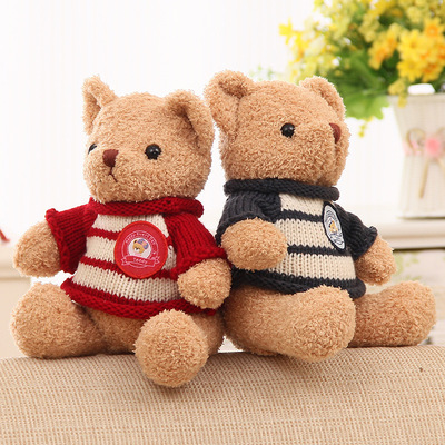 批发可爱海军熊小熊公仔毛绒玩具可爱泰迪熊送女生礼品儿童玩偶