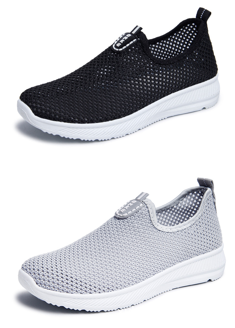 女式休闲单鞋-厂家直销夏季新款真飞织老北京网鞋休闲